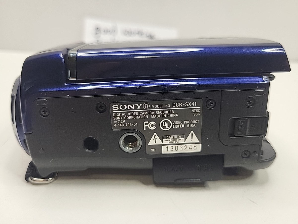 【N2034】 SONY Handycam DCR-SX41 ソニー Amazon.com : Sony DCR-SX41 Flash Camcorder w/60x Optical