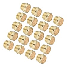 20PCS Pneumatic Exhaust Muffler, Air Fittings 3/8\" NPT Male