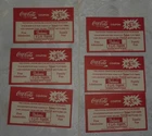 Vintage Lot of 4 1970s Coca Cola Discount Coupons – Shaheen’s Fun Park
