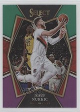 2021 Panini Select Premier Level Green White Purple Prizm Jusuf Nurkic #173 18ms