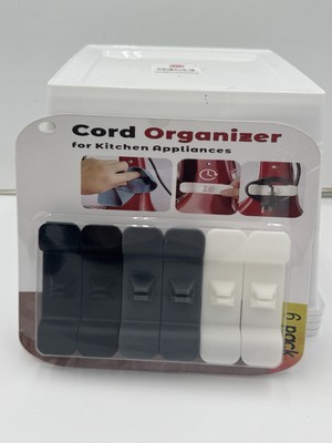 Cord Organizer for Home Kitchen Appliances - 6Pack Kitchen Gadgets Cord