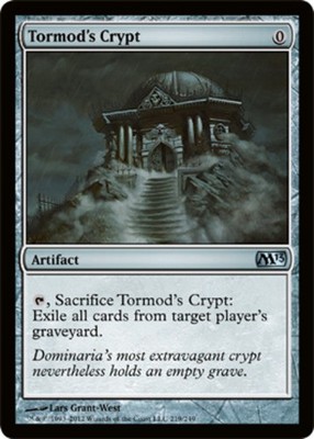 1x Tormod's Crypt - Foil Light Play, English Magic 2013 MTG Magic