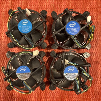 LOT(4)Intel E97379-001 Core i3 i5 i7 Socket LGA 1150 1155 1156 CPU FAN HEATSINK