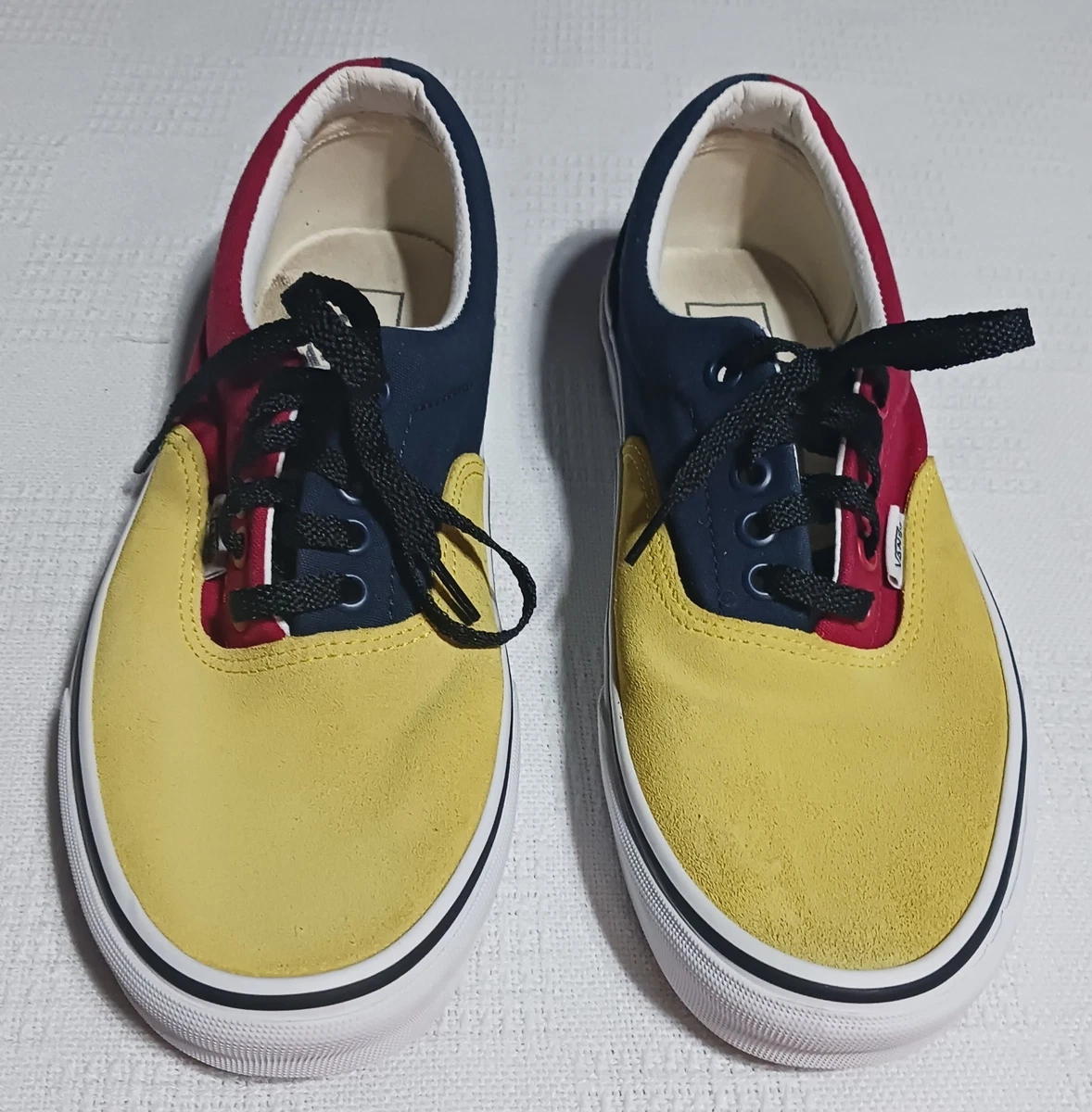Vans Era OTW Rally Sneakers Shoes Suede Colorblock Red Yellow Blue Black Men 9.5 Vans Era OTW Rally “the Era of Tony Alva & | Mercari main image 4