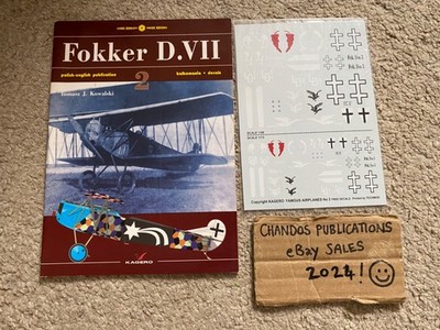 Fokker E.V / D.VIII (+ DECALS) - Kowalski - Kagero Famous Airplanes 6 - SCARCE!