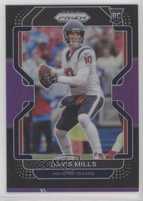 2021 Panini Chronicles Black Purple Prizm /199 Davis Mills #PB-15 Rookie RC o8g