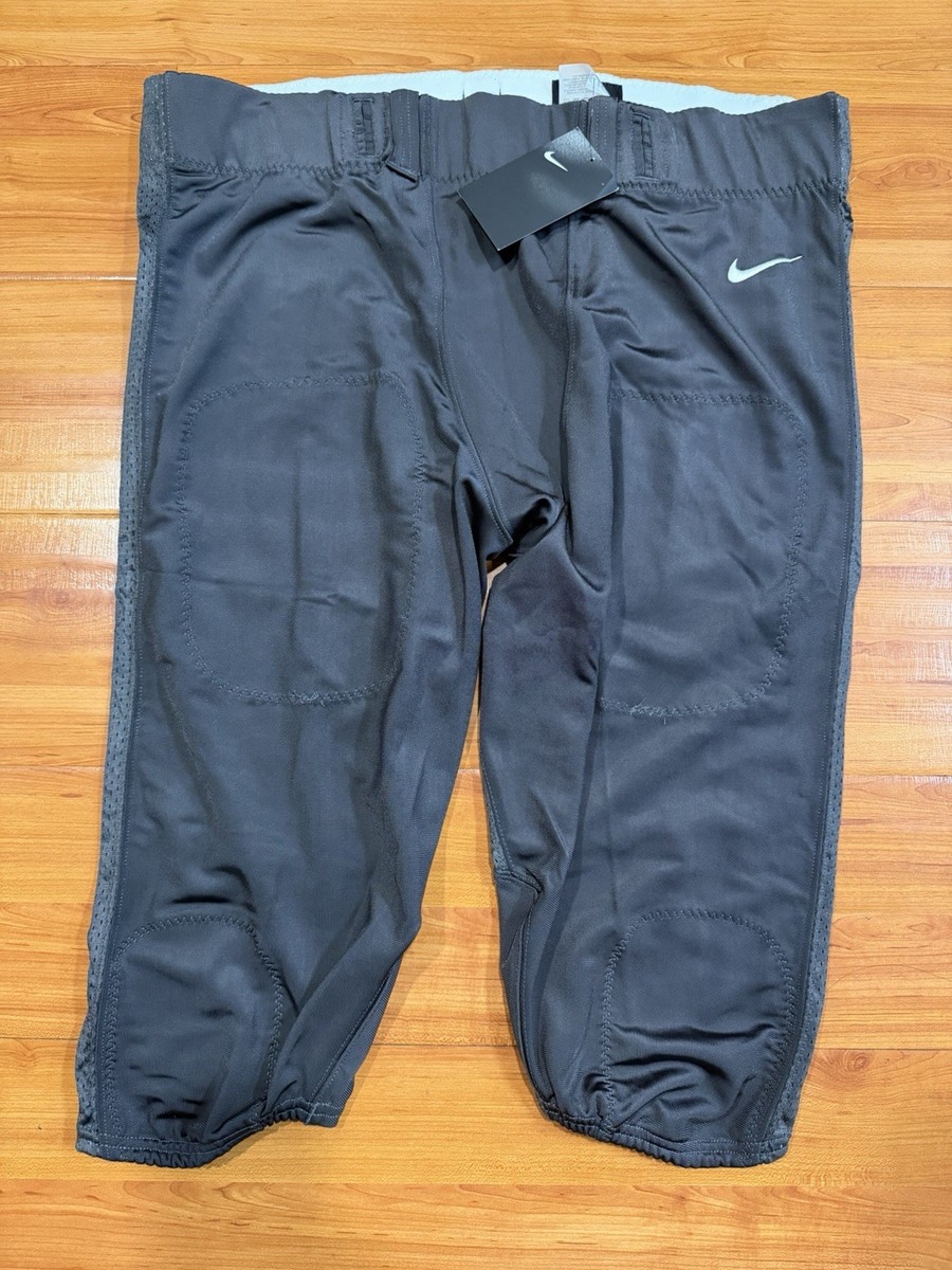 NEW $65 NIKE TEAM VAPOR VARSITY FOOTBALL 3/4 PANTS ANTHRACITE