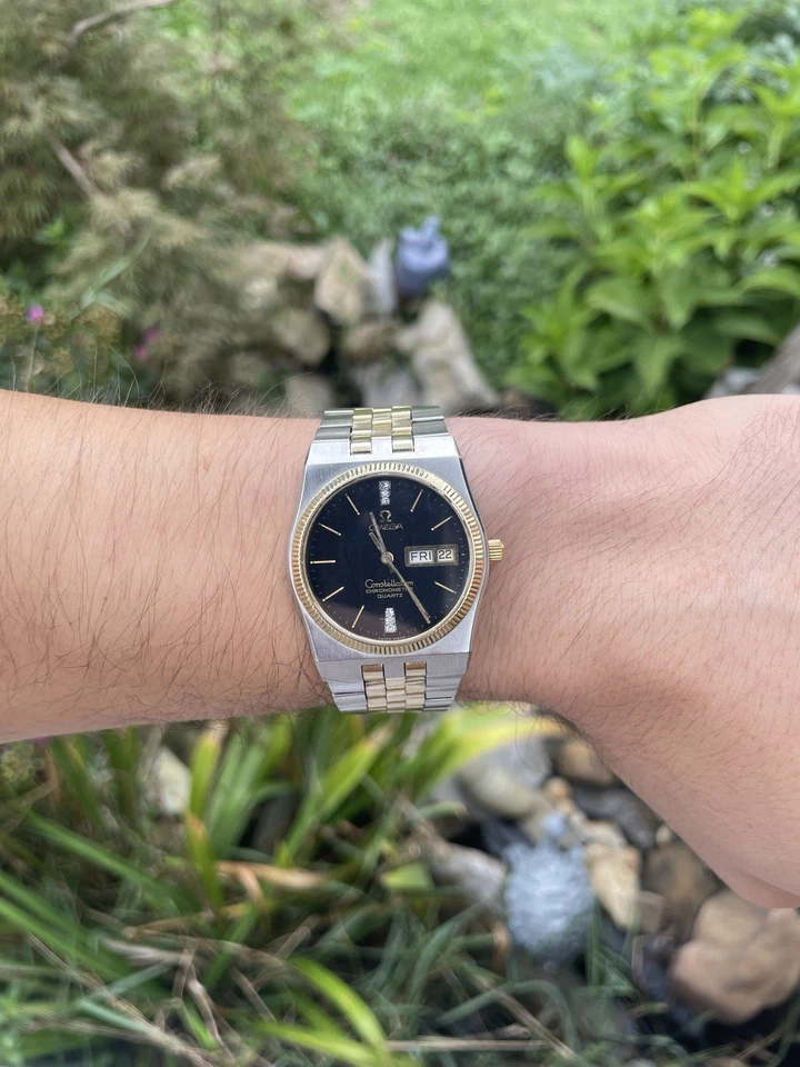 Reloj de cuarzo OMEGA Constellation cronómetro para hombre Cal 1346 Foto 2 de 4