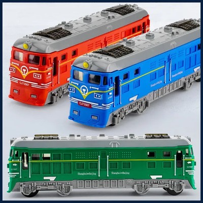 Model Train Inertia Car Toy, Kids Toys Rail Diecast Vehicle Toy Models