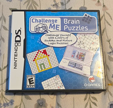O-Games Challenge Me: Brain Puzzles (Nintendo DS, 2008) E NTSC Multiplayer