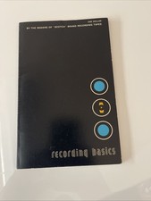 Recording Basics Rare Book 3M Company Magnetic Products Division Retro Recording