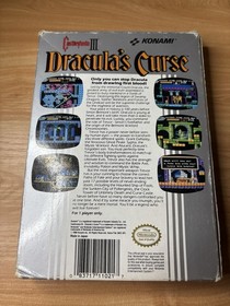 Castlevania III: 3 Dracula's Curse (Nintendo NES) CIB Complete In Box Rare