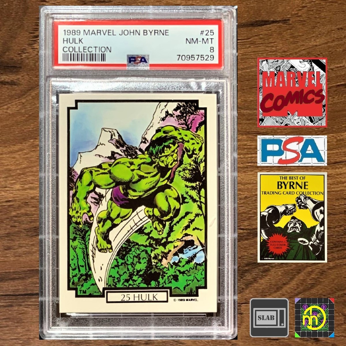 1989 Marvel Comic Images John Byrne - #25 Hulk - PSA 8 NM-MT | eBay