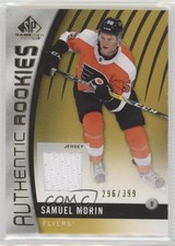 2017-18 SP Game Used Authentic Rookies Gold Jersey 296/399 Samuel Morin #169 1h6
