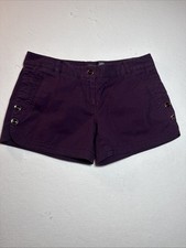 The Limited Purple Shorts Woman s Stretch Sz 6