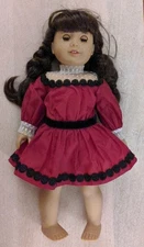 American Girl Samantha Parkington Doll in Beforever Christmas Dress 2014 READ