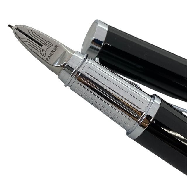 Import duty included  Parker Ingenuity Black GT Fountain Pen 14cm  with Case Exc