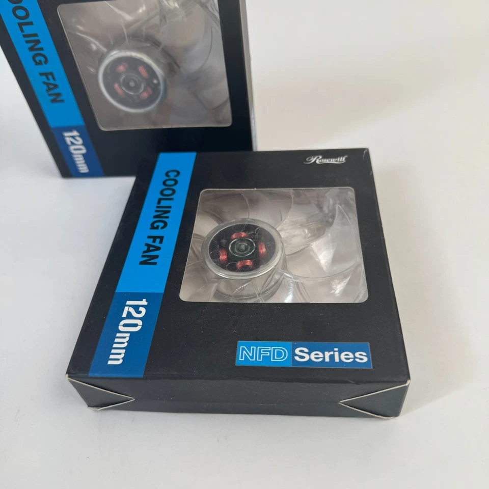Rosewill 120mm NFD Series Computer Cooling Fan Red LED Lights Set of 2 - Image 3 of 4