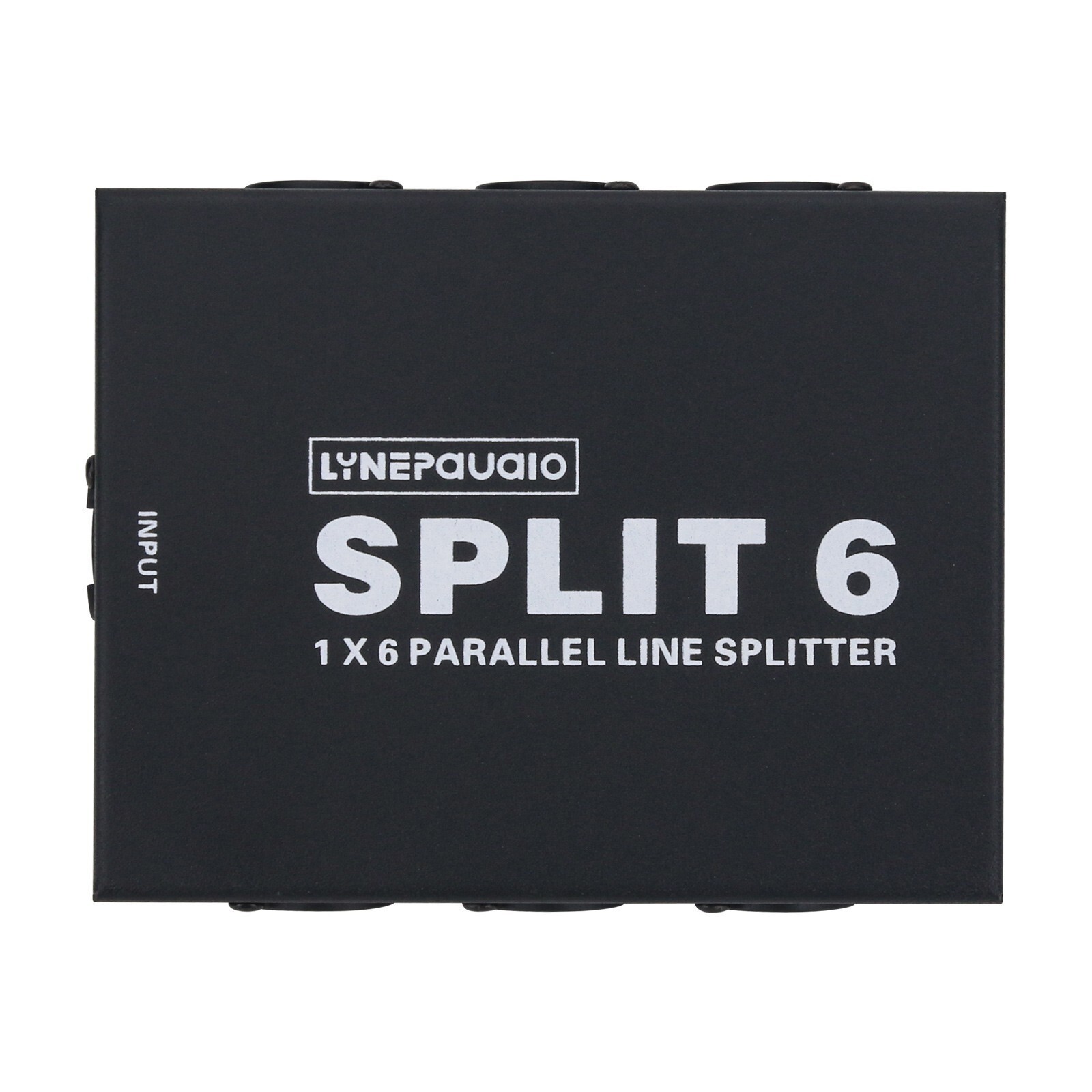 XLR Splitter Box Horizontal Parallel Distributor Audio Splitter 1 IN 6 OUT
