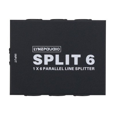 XLR Splitter Box Horizontal Parallel Distributor Audio Splitter 1 IN 6 OUT