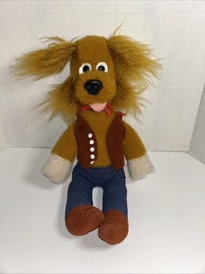 Vintage Animal Fair Plush Dog Clara 15  Rare Vest Bandanna 