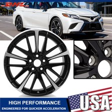 19inchalloy 75222 Machined Wheel Rim For 2018-2020 Toyota Camry Xse Black