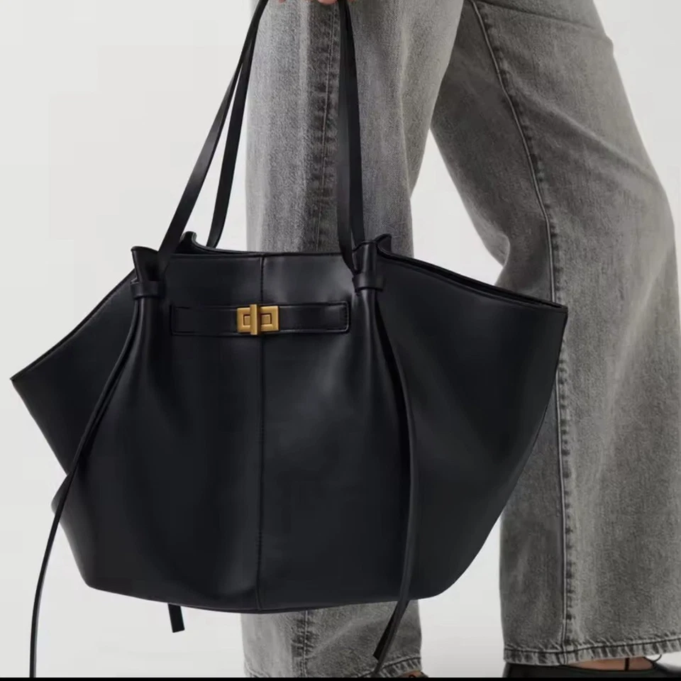 Midi Long Strap Bag Aus PU Leder in Schwarz und Braun (Beim Kauf Farbe angeben) - Bild 3 von 4