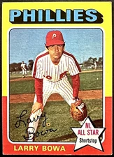 1975 Topps Baseball #420 Larry Bowa NL All Star Philadelphia Phillies VG SeeBack