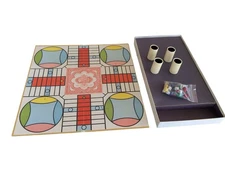 Vintage 1982 PARCHEESI Board Game by Selchow & Righter Company, Complete