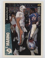 1996 Upper Deck Collector's Choice 5x7 Jumbos Dan Marino #S7 HOF 0q3