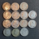 $1.40 Face - US 90% Silver Coins - Lot of Cull pre-1965 Roosevelt Dimes - Lot #3