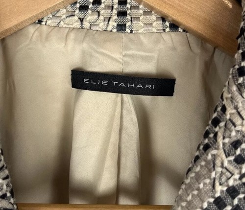 Elie Tahari Sakko, beige, 3/4 Arm, Zierknöpfe, Gr. 2 - Bild 3 von 7