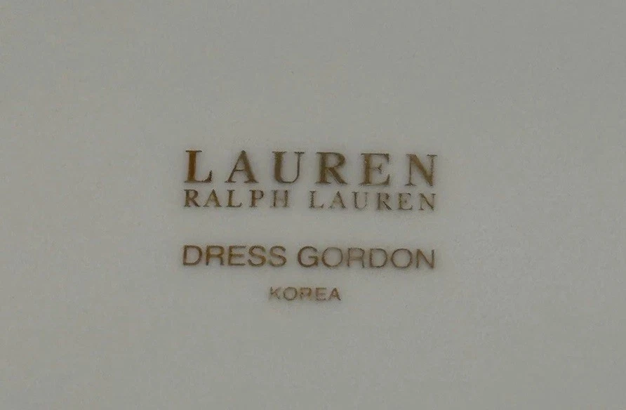Ralph Lauren VESTIDO A CUADROS GORDON 8,5" Juego de 4 platos de ensalada Foto 3 de 4