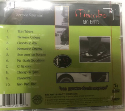 Salsa Mega RARE CD German Villarreal Mambo Big Band Con permiso de Salsa Mega RARE CD German Villarreal Mambo Big Band Con permiso de