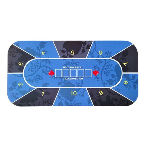 Poker Table Layout Gambling Tabletop Mat Roll-up Rectangle Casino Craps - Picture 5 of 6