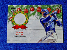 2022 Topps Holiday Mega Game Used Relics Bobby Witt Jr Rookie RC #WRC-BW