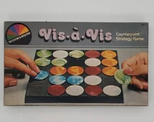 Vintage "Vis a Vis" Board Game by Selchow & Righter - 1981 Edition - Complete!