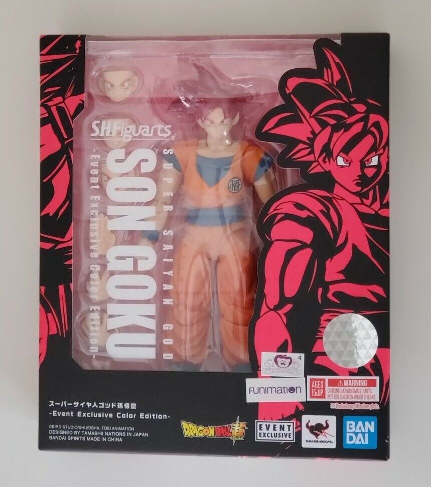 SH Figuarts GOKU GOD EVENT EXCLUSIVE SDCC 2021 / CCXP2021 Dragon Ball Super  Bandai Review 