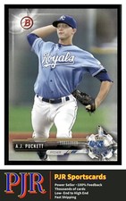2017 Bowman #BP4 A.J. Puckett Kansas City Royals Prospects
