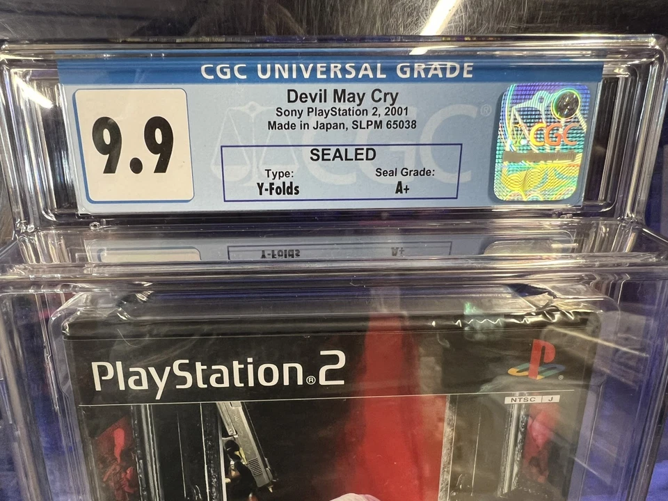 2001 PS2 Devil May Cry JPN Graded CGC 9.9 A+ Sealed Black Label First Print NEW - Image 4 of 4