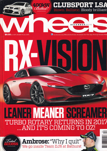GLENN BUTLER - Wheels Magazine December 2015: Mazda RX-7 Concept - Picture 1 of 1