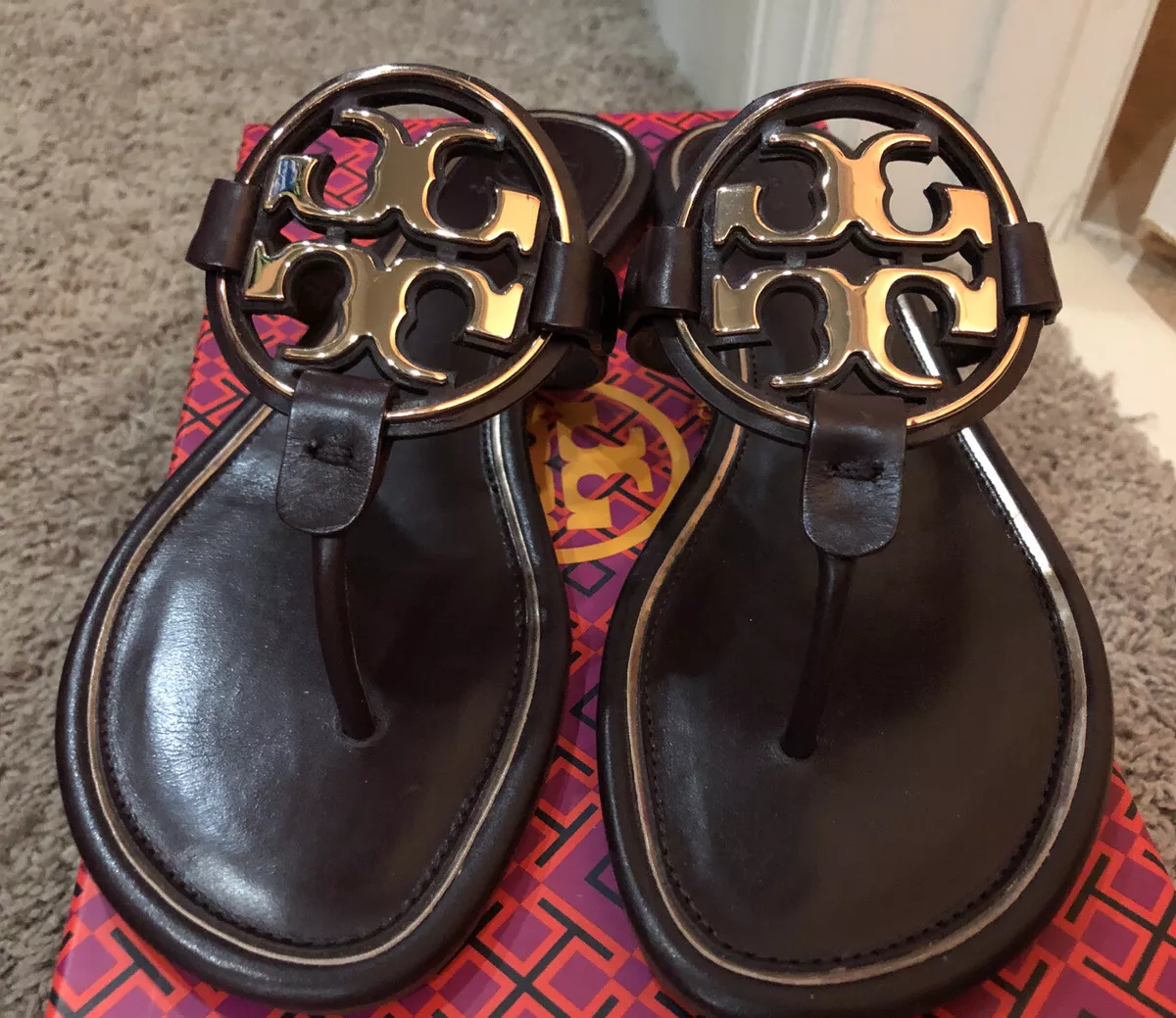 Miller sandal metallic leather rose best sale gold