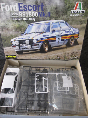 Ford Escort RS 1800 Mk. II Lombard RAC Rally von Italeri im Maßstab 1:24 *NEU*