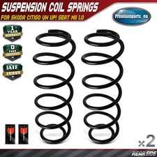 2x Coil Springs Rear Suspension for Skoda Citigo VW Up! Seat Mii 1.0 1S0511115AJ