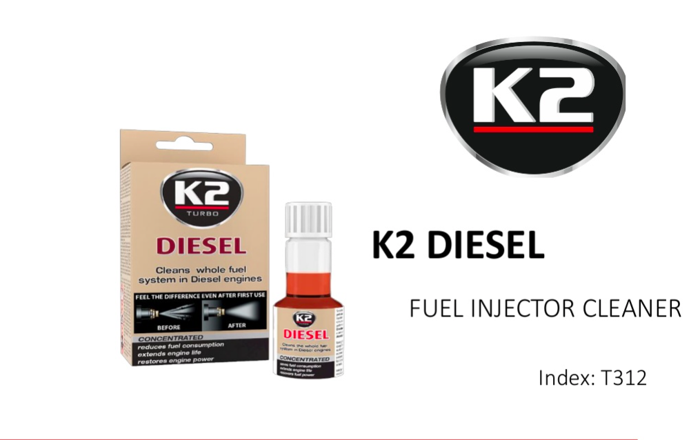 2 x K2 DIESEL Injector Cleaner Car Fuel Additive Conc Engine Treatment