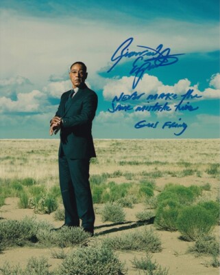 GIANCARLO ESPOSITO signed Autogramm 20x25cm BREAKING BAD in Person autograph COA