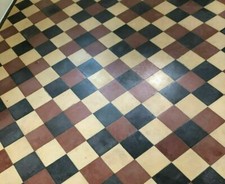 Antique Victorian Encaustic Geometric Vitrified tile single