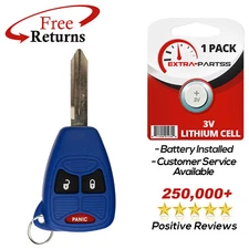 Remote Keyless Entry Car Blue Fob Replacement For Chrysler 3b (OHT692427AA)