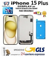 Apple Iphone 15 Plus Display Touchscreen Mit Rahmen Wie Original Gls