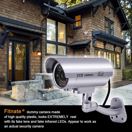 Dummy Security Camera 4 Packs Fake Surveillance Security CCTV Camera System w... - Afbeelding 2 van 9